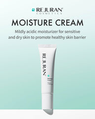 REJURAN Moisture Cream jar side view highlights minimalist packaging and user friendly design