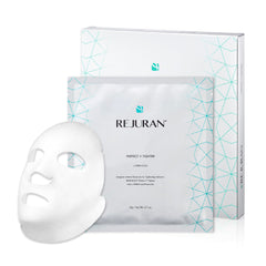 REJURAN Perfect-V tightening dual-sheet mask pack demonstrates lift and contour at home