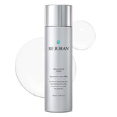 REJURAN Rebalancing Toner bottle highlights salmon DNA for balanced hydration.