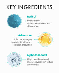 REJURAN Retinol infusion bottle illustrating even tone and refined texture.