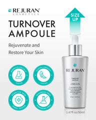 REJURAN Turnover Ampoule droplet shows precise dosing for skin turnover