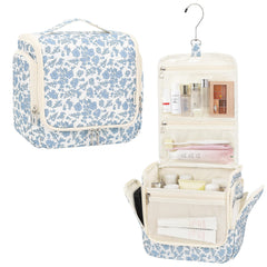 Relavel Hanging Toiletry Bag closed view shows compact travel storage and portability.