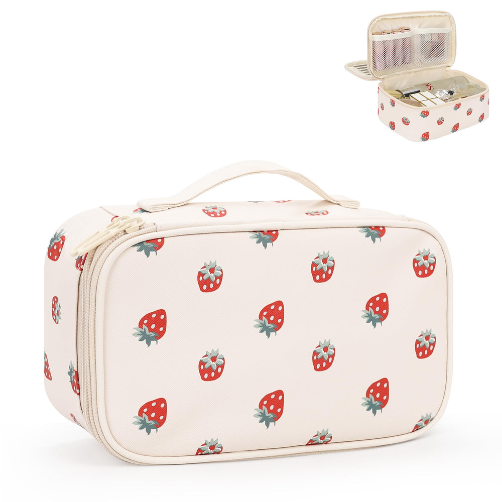 Relavel makeup bag compact travel size keeps essentials organized on the go