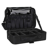 Relavel travel makeup case front view highlights durability for protected cosmetics on the go.