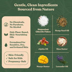 Remedy Mama shea mango butter rich formula demonstrates nourishing skin care