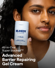 Remedy for Light Moisture texture closeup highlights non-sticky gel-cream feel