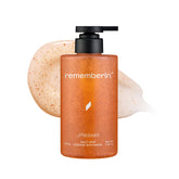 Rememberin Persimmon Body Wash bottle with pump for all-day odor control.