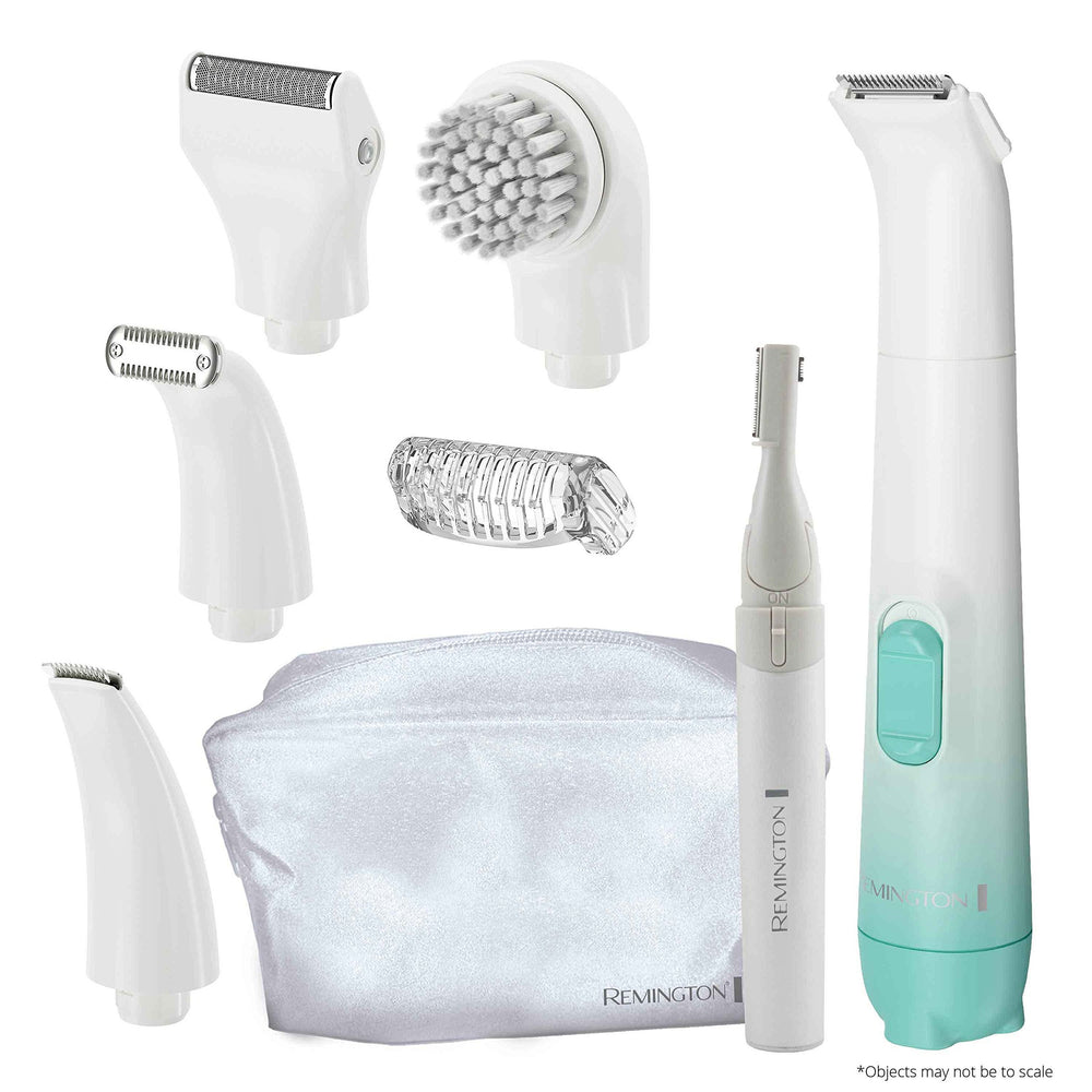 Remington Smooth & Silky kit packaging for easy home grooming