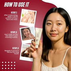 Renforcer Relief Sun product shows no white cast, ideal under makeup.