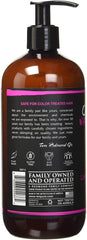RENPURE Leave-In Conditioner being applied to hair for instant conditioning.