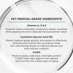 Rough elbow skin treated with Replenix Glycolic Acid 15% lotion for improved texture.
