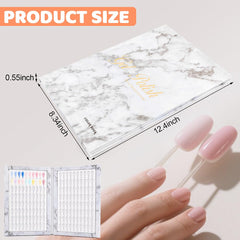 Restynic numbered labels 1-200 help identify colors quickly during client consultations.