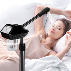 Retain Time face steamer with 360-degree nozzle enables thorough facial steaming