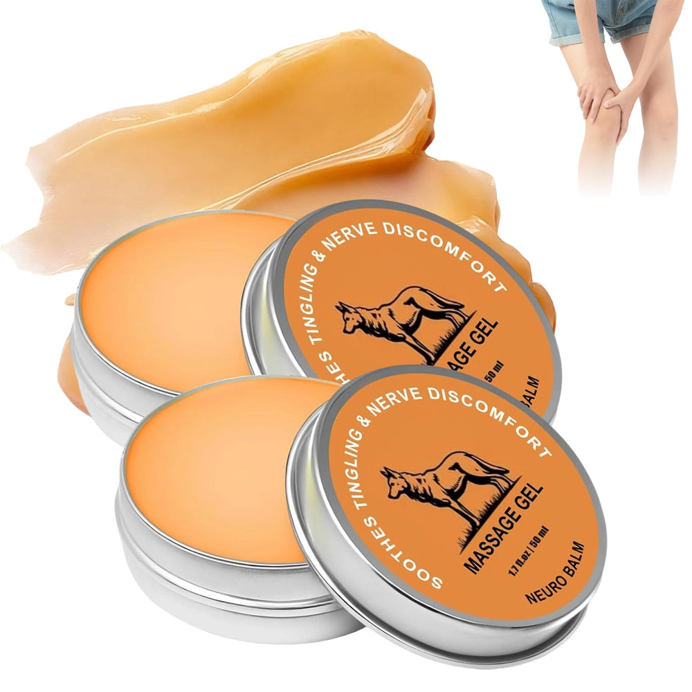 Retigazo Therawolf balm jar showing a quick-absorbing relief for joints.