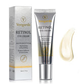 Retinol Eye Cream 1oz tube closeup highlighting anti-wrinkle formula for tired eyes