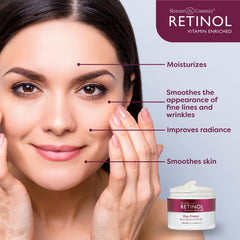 Retinol LIVAURA packaging highlighting vitamins A, C, and E