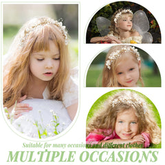 Retrowavy wedding bridal headband in gold adds elegant shine to outfits.