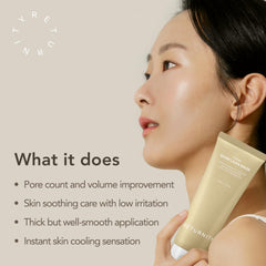 RETURNITY wash-off clay mask rinse demonstrates easy routine.