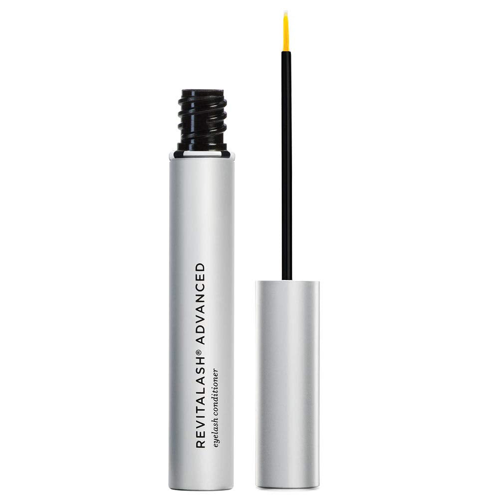 RevitaLash Advanced front packaging showing tube and benefits of conditioning