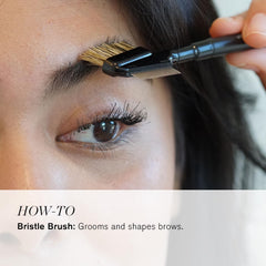 RevitaLash close-up of bristle brush illustrating smooth blending and final polish benefit
