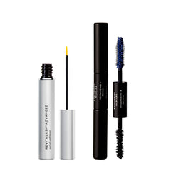 RevitaLash front packaging showing conditioner tube and volume set for visible lash strengthening