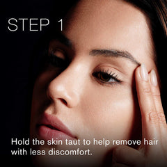 RevitaLash macro of thin edge tip highlighting accurate hair removal and comfort
