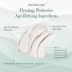 RéVive Fermitif neck décolletage application illustrating daily firming and moisture