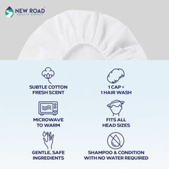 Revive Rinse-Free Shampoo Cap microwaved for quick activation