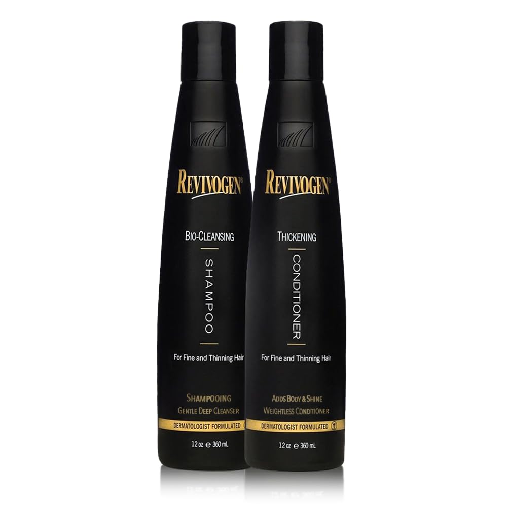 Revivogen MD bio-cleansing shampoo bottle for gentle cleansing supporting thinning hair