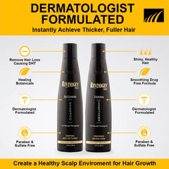 Revivogen MD bio-cleansing shampoo lather closeup showing scalp freshness