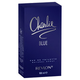 Revlon Charlie Blue bottle front view for everyday elegance.