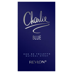 Revlon Charlie Blue packaging displays varied presentation.
