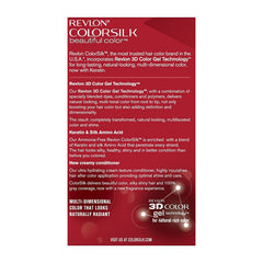 Revlon Colorsilk 51 Light Brown color tube and activator prepared for easy, even application