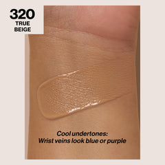 Revlon ColorStay swatches highlighting shade match and natural finish