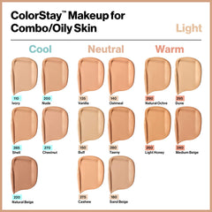 Matte finish close-up emphasizes oil control and shine reduction.