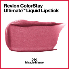 REVLON ColorStay Miracle Mauve apply swatch highlights one-coat color.