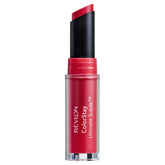 Revlon ColorStay Ultimate Suede lipstick application swatch with long-lasting color.
