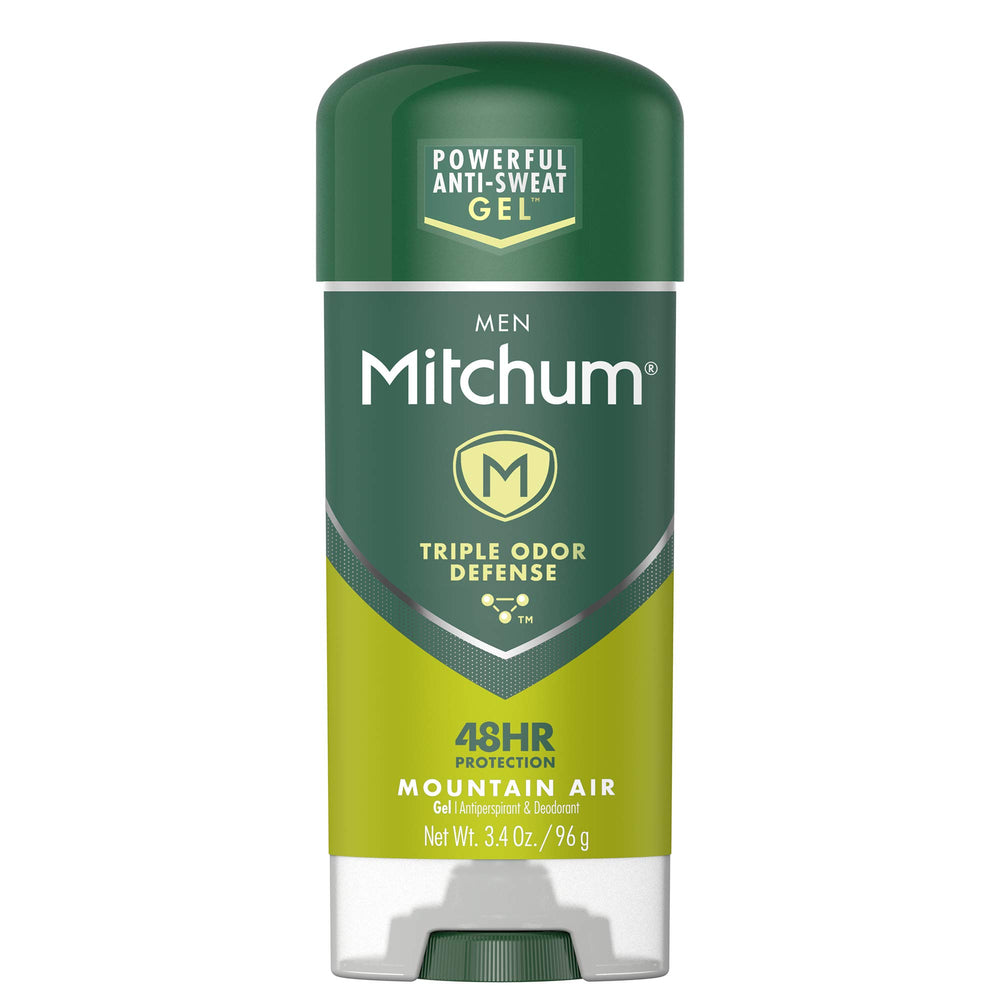 REVLON Mitchum clear gel Mountain Air bottle for all-day freshness
