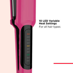 Revlon Smooth Brilliance ceramic-tourmaline ionic technology adds shine and reduces frizz.