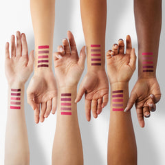 Revlon Super Lustrous 777 Vampire Love cream lipstick swatch, deep plum-rose tone with a smooth, comfortable application.