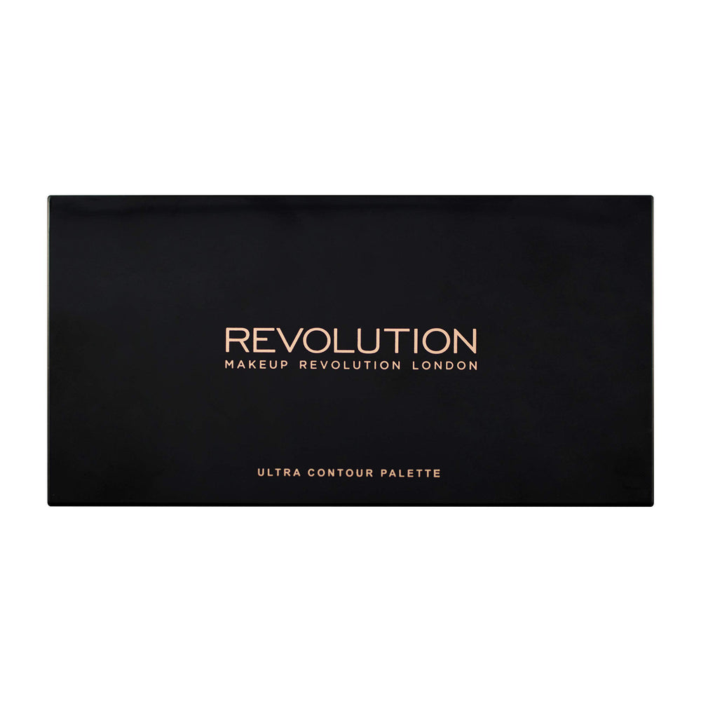 Revolution Beauty London Ultra Contour Palette closeup showing contour shades for sculpted cheekbones