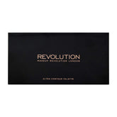 Revolution Beauty London Ultra Contour Palette closeup showing contour shades for sculpted cheekbones