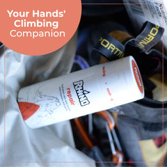 Rhino Skin Solutions Repair Cream used by climbers and athletes for dry skin care.