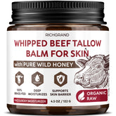 RICHGRAND beef-tallow-face-jar: instant absorption for non-greasy hydration.
