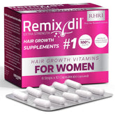 Rida Hair Growth Vitamins bottle front for daily hair support and fuller volume.