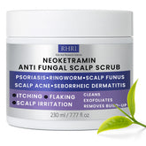 Rida anti fungal scrub bottle promoting medicated dandruff relief and scalp care