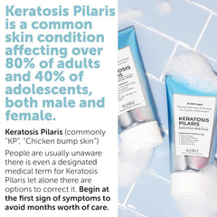 Rida KP Bump Eraser Exfoliating Scrub close-up shows gentle glycolic exfoliation.