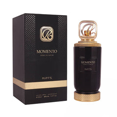 Riiffs Momento Extrait De Parfum bottle exudes luxury for all-day confidence