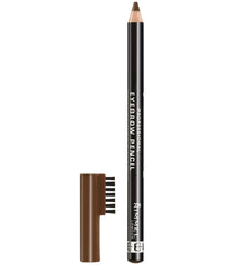 Rimmel London eyebrow pencil hazel application on brow demonstrating easy use.