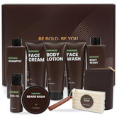 Rinse & Robust gift-set-box ready for gifting with a complete men's grooming collection